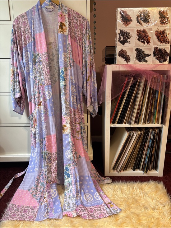 Spell Other - Spell Gypsy Collective Cha Cha Maxi Robe S/M Duster Coverup Lounge Long Pastel